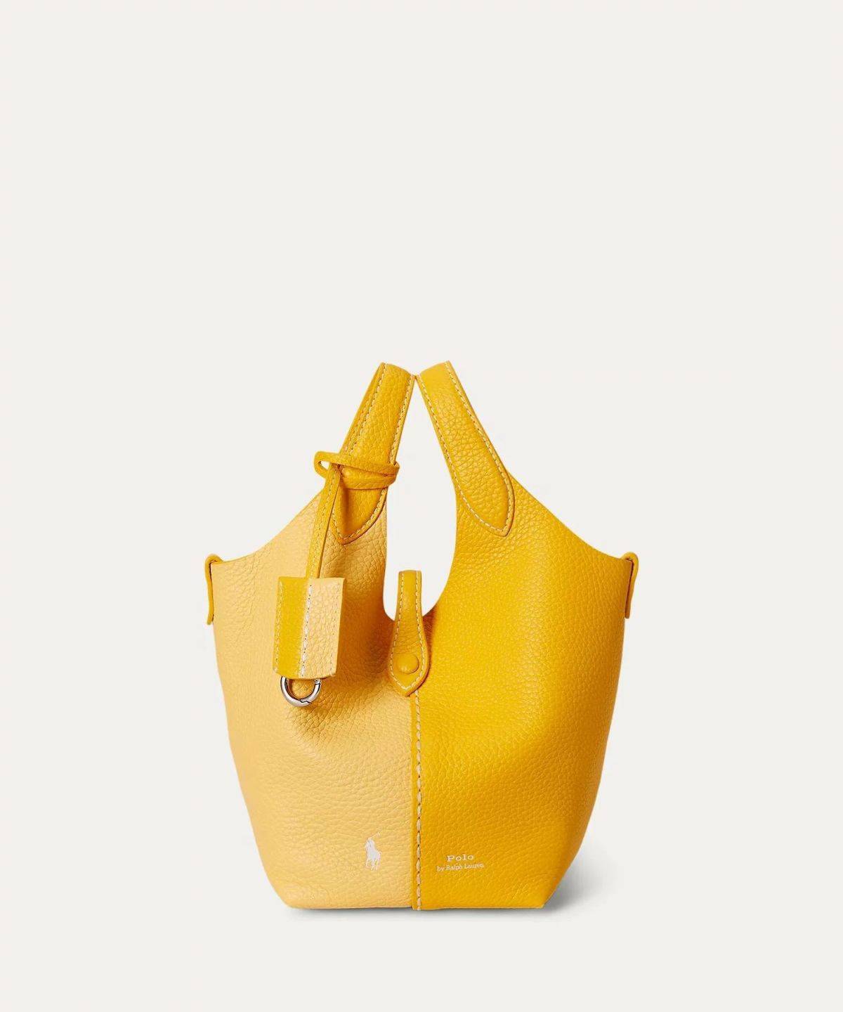 POLO RALPH LAUREN レザー スモール トート & クロスボディ