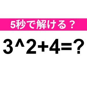 すぐにわかった人、レベル高すぎるよ……。正解はなに？【算数クイズ】