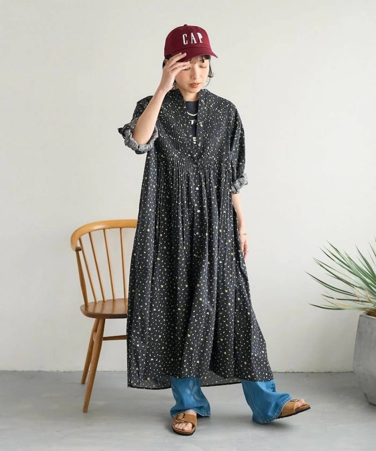 FREAK'S STORE インド ピンタックワンピース