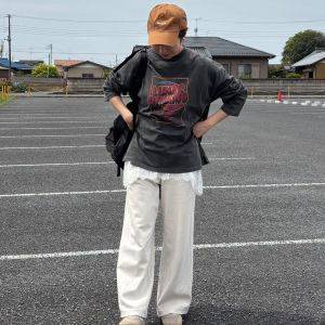 裾から見えると可愛い♡【しまむら】で見つけたレース付きタンクトップ