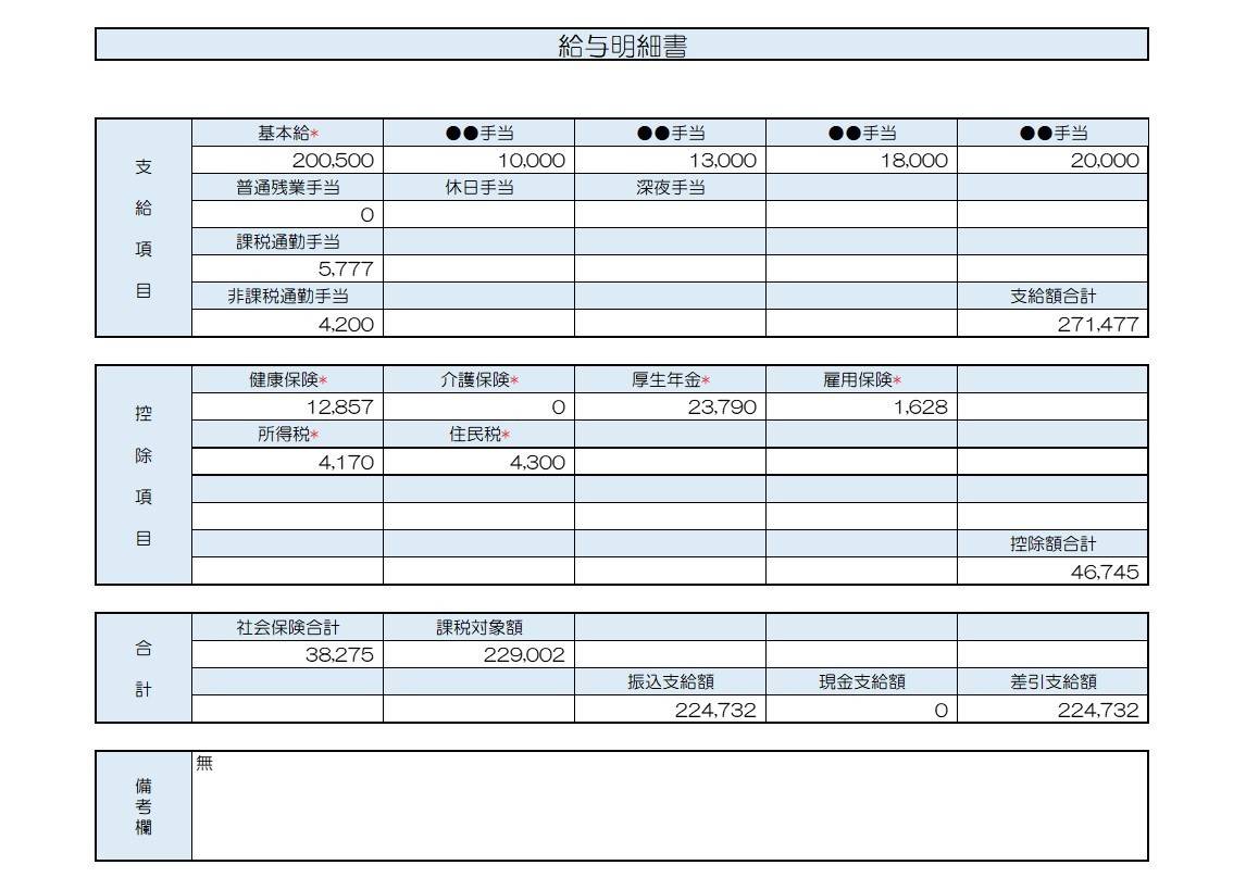 給与明細