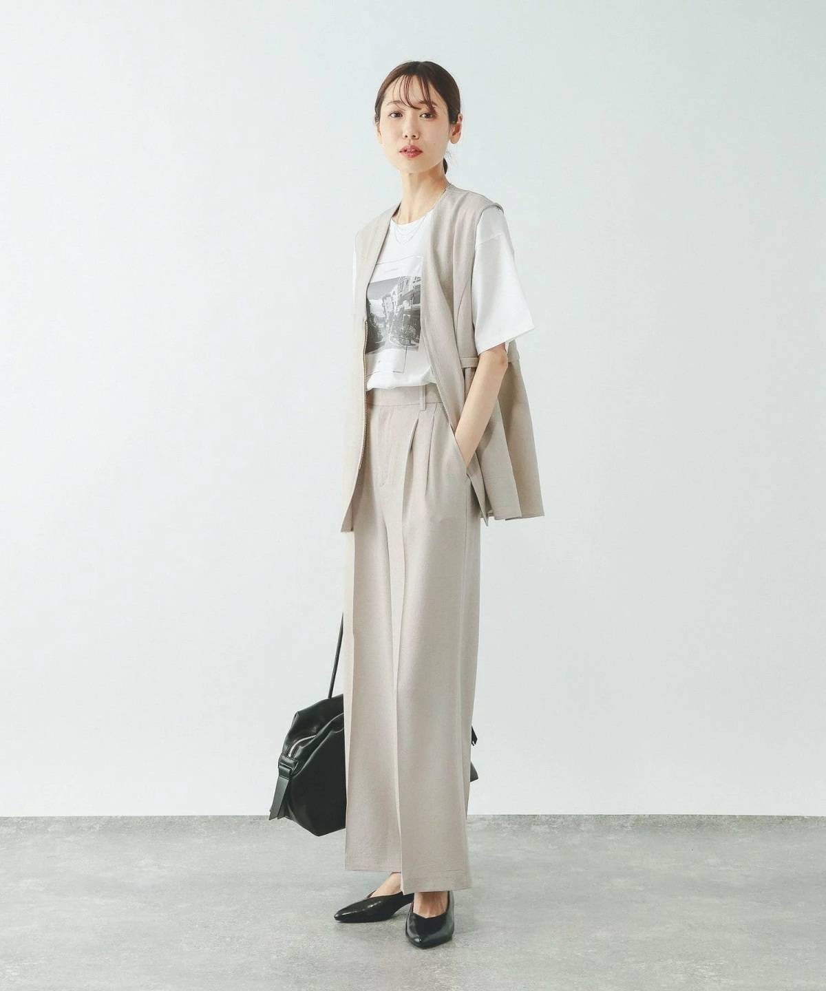 GLOBAL WORK リッチクリーンプリントT半袖