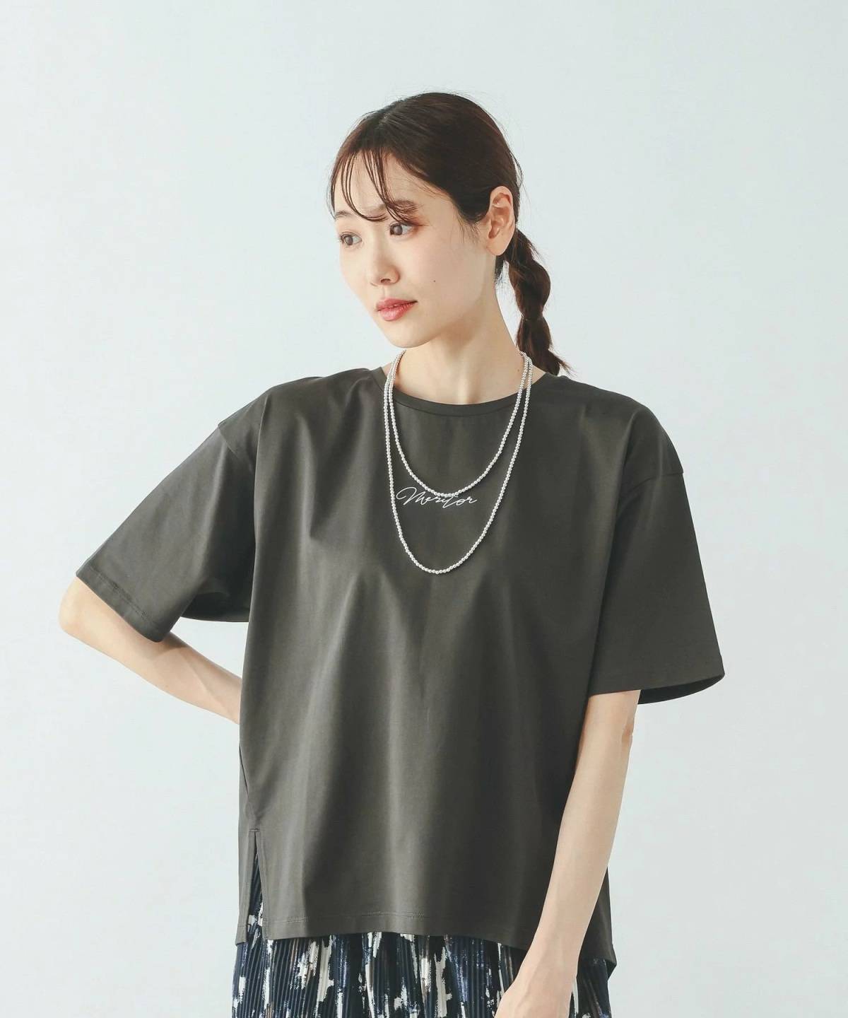 GLOBAL WORK リッチクリーンプリントT半袖