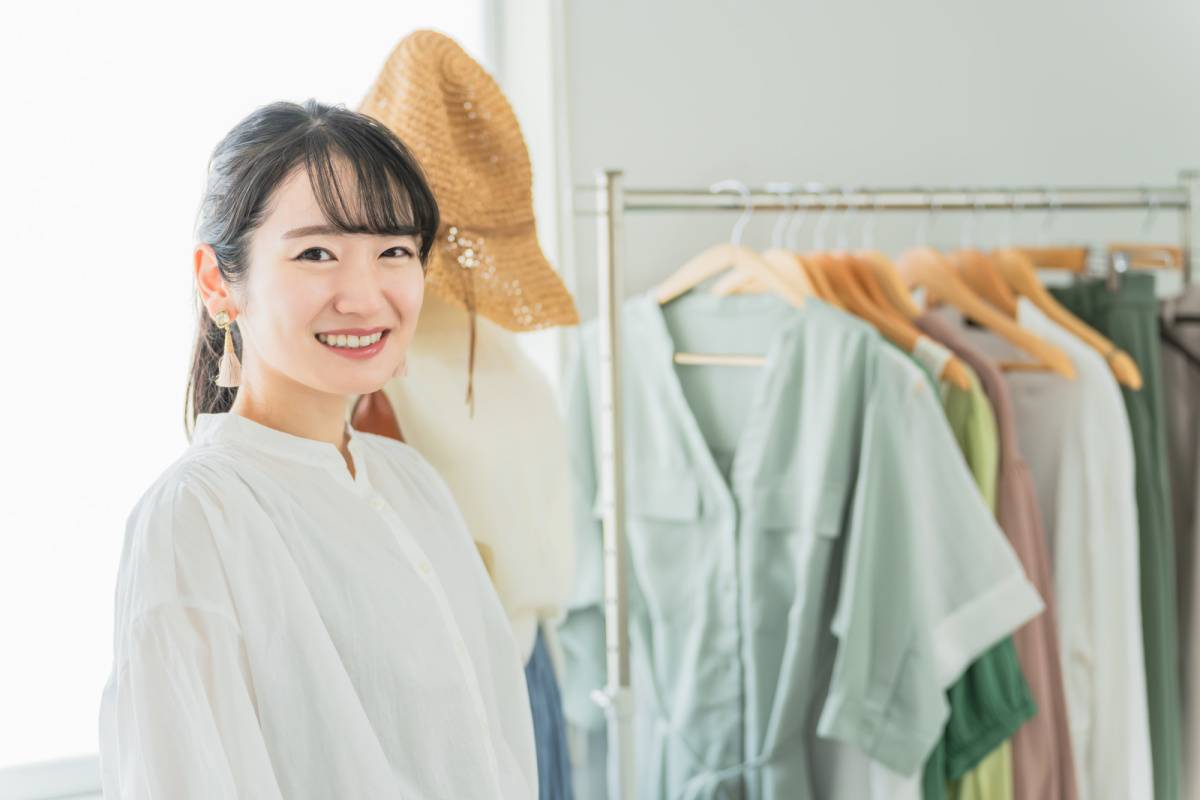 ショップ店員の女性