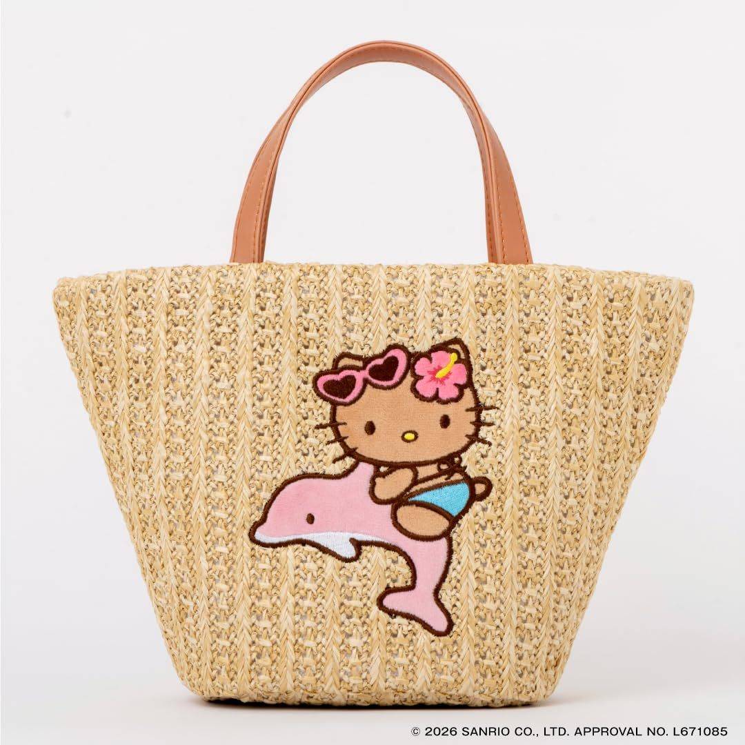 HELLO KITTY かごバッグBOOK pink dolphin ver.