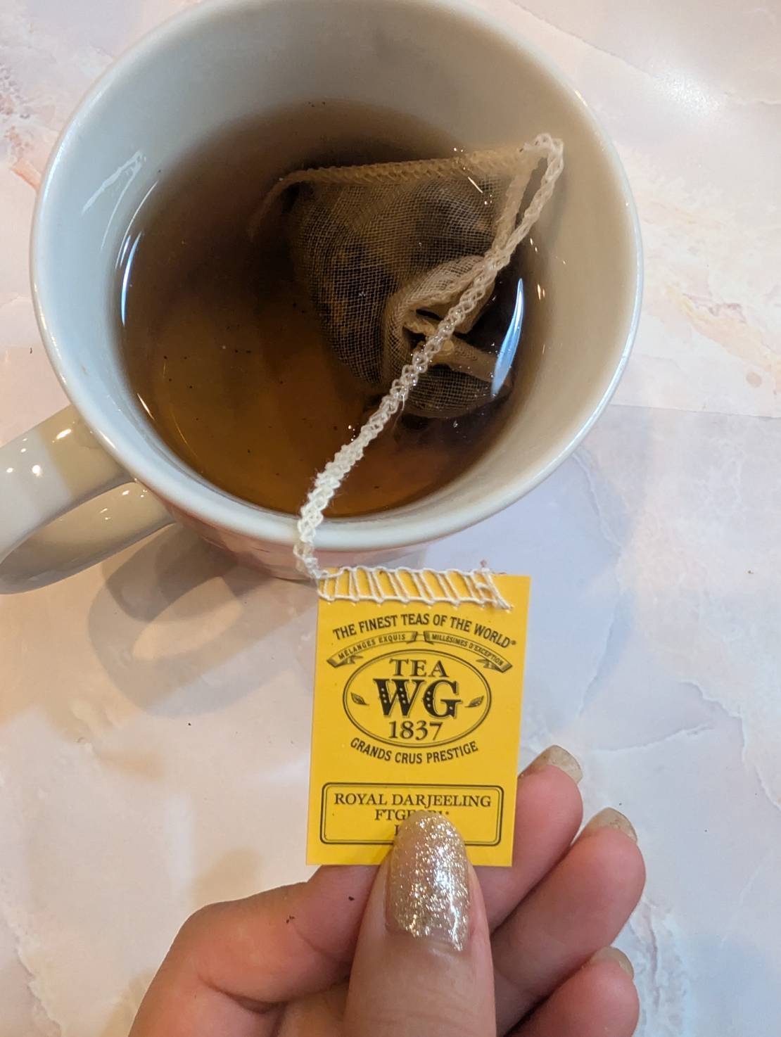 カップに注いだTWG Tea