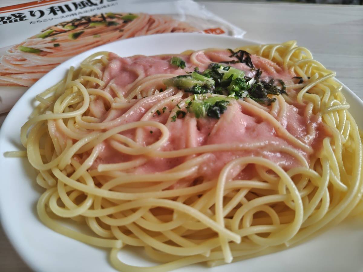 大盛り和風たらこ 380g　盛りつけ