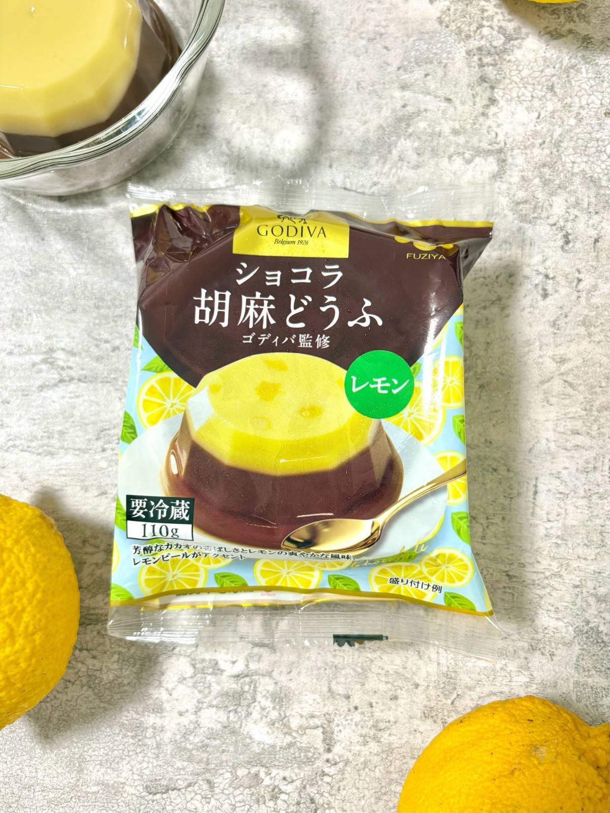 ショコラ胡麻どうふ レモン