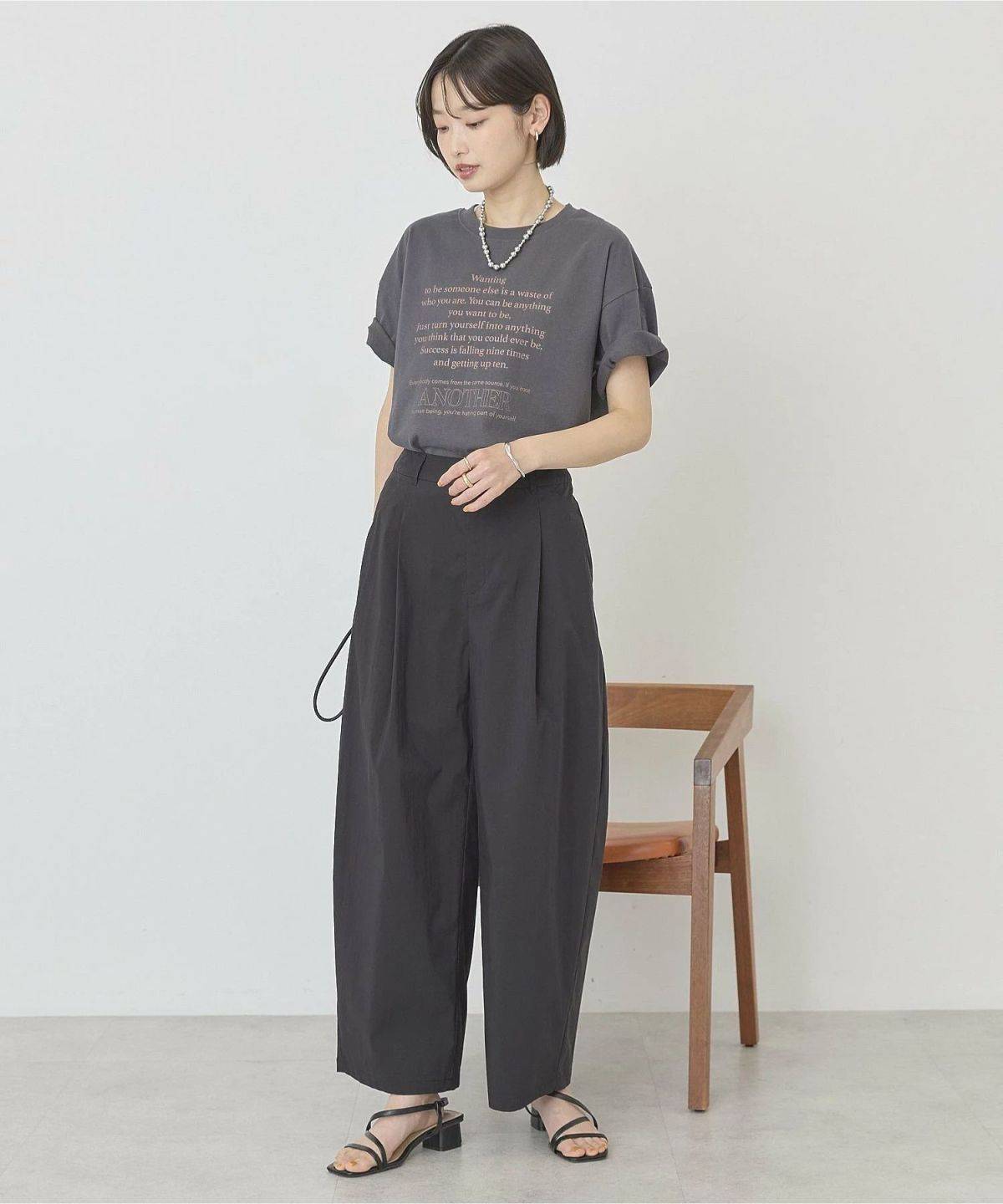 AMERICAN HOLIC カーブチノパンツ