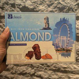 一目でシンガポールのお土産とわかる！マーライオン型のチョコレート
