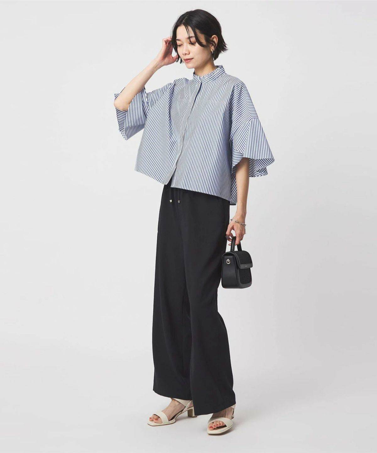 UNITED ARROWS フレアスリーブ ブラウス