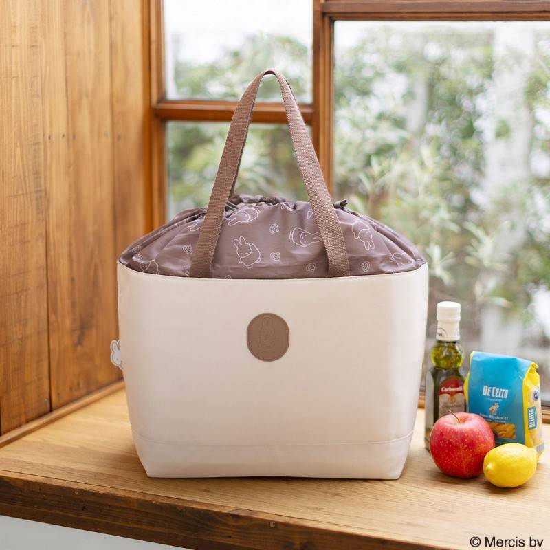 miffy 保冷機能付き レジかごサイズのBIGショッピングバッグBOOK