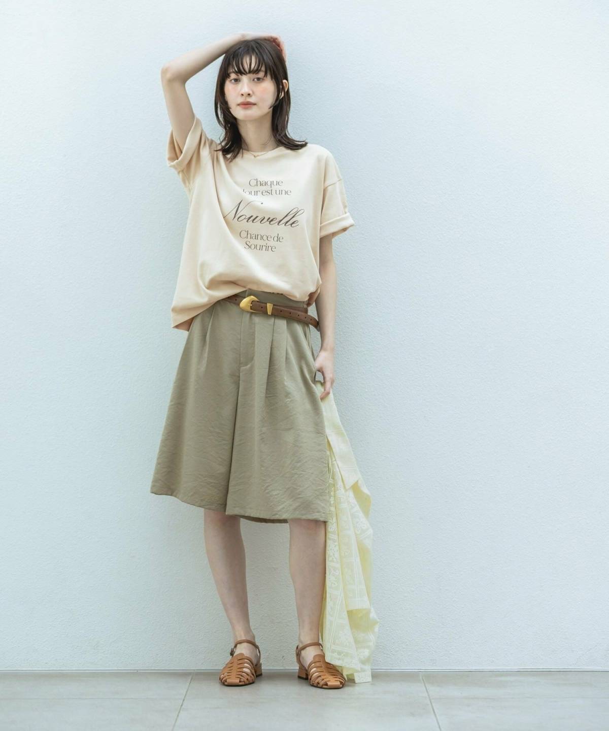 ハーフパンツコーデ