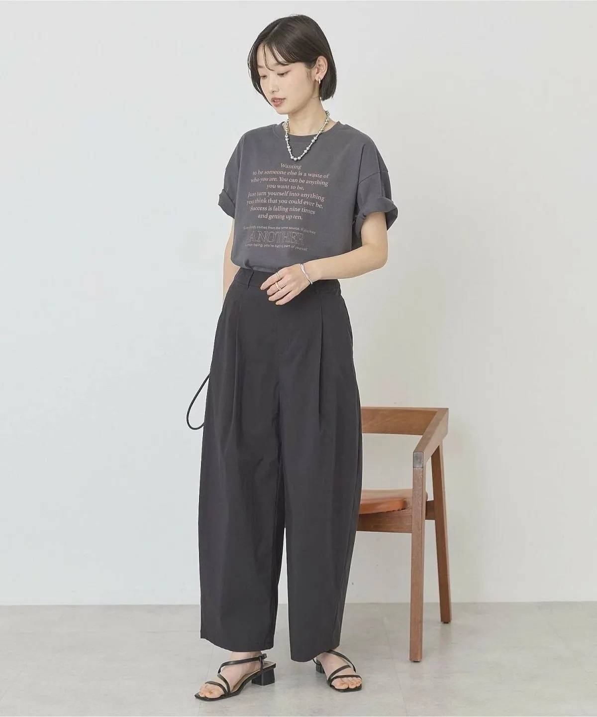 AMERICAN HOLIC カーブチノパンツ