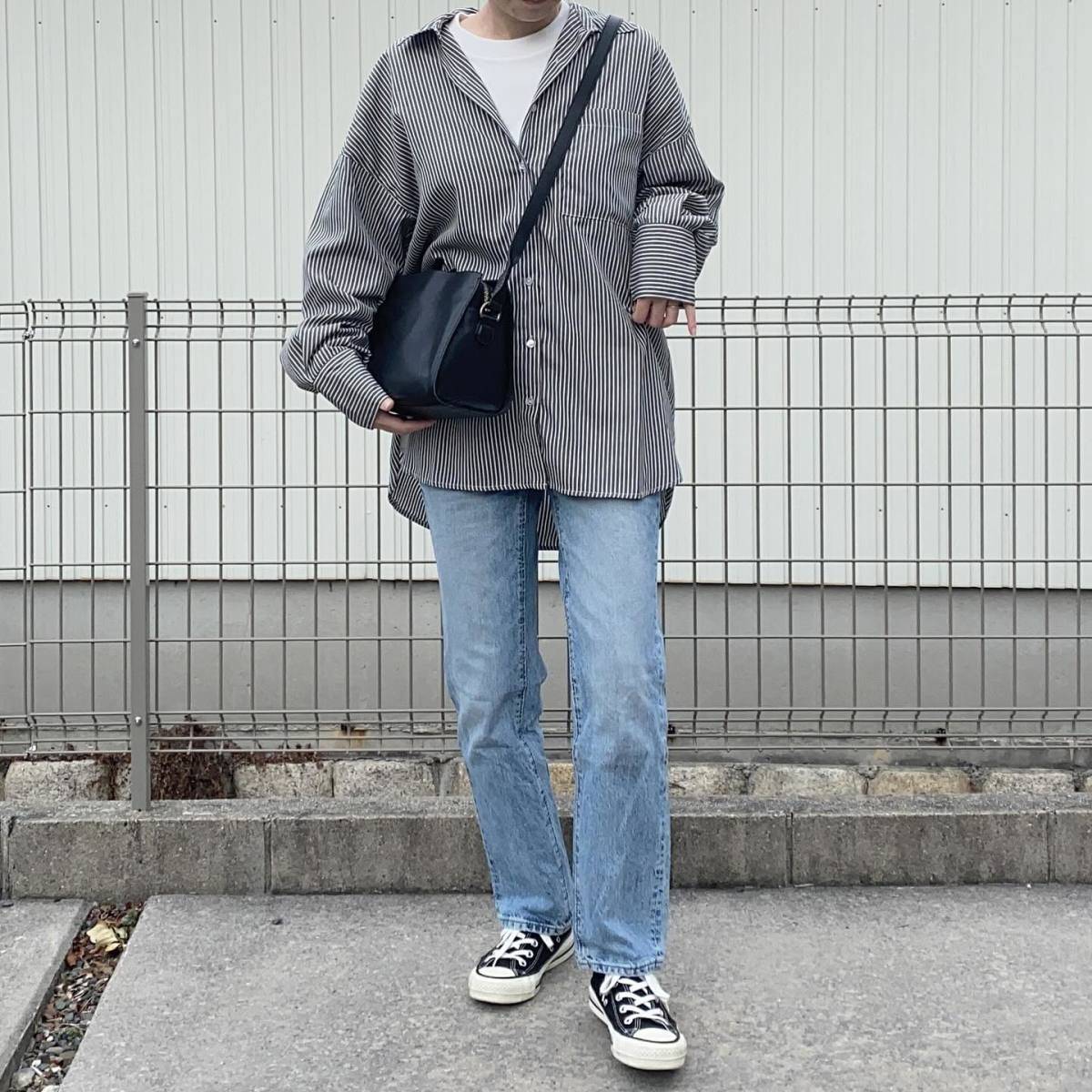 ストライプ柄シャツを主役にする!