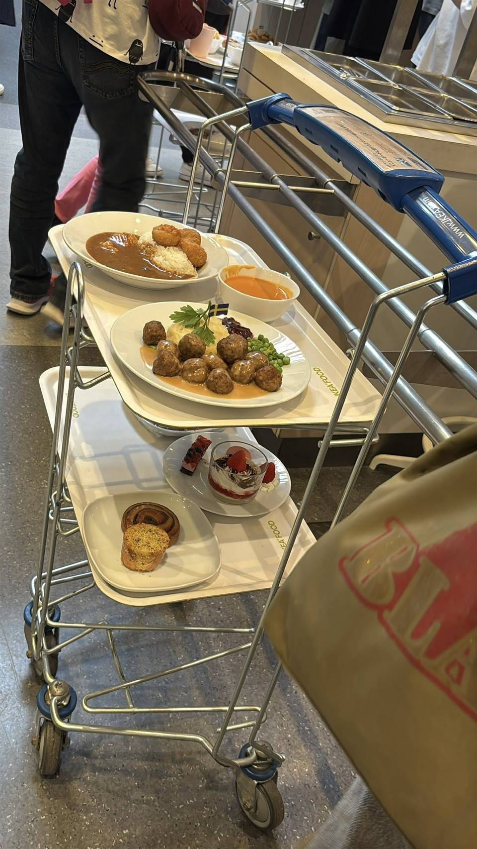 IKEAのランチ