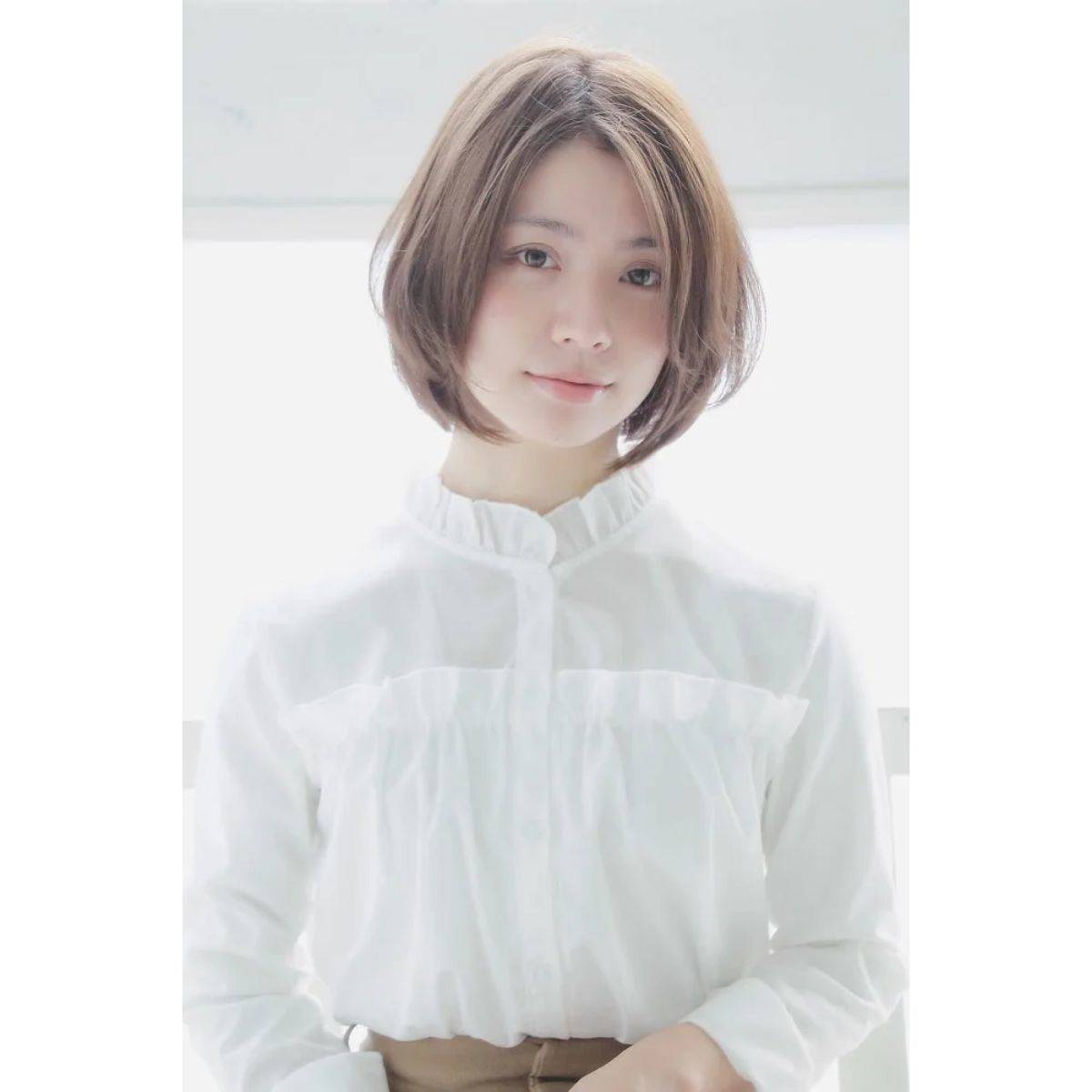 クラシカルな内巻きワンカールボブ