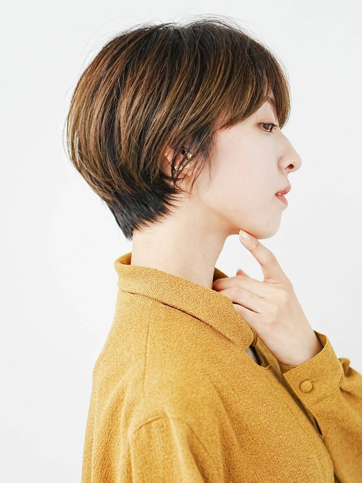 美シルエットのまとまりショート