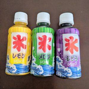 シロップは100均でゲット♪一足先に「かき氷シーズン」始めました