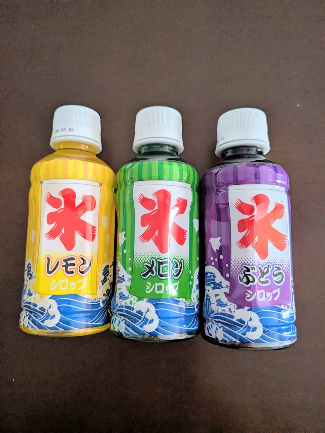かき氷のシロップ