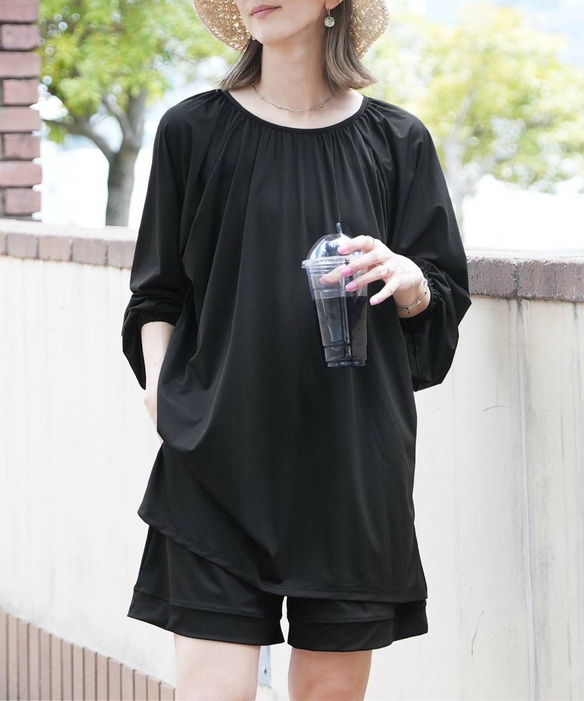 40代におすすめのおしゃれなラッシュガード オーバーサイズのラッシュガード