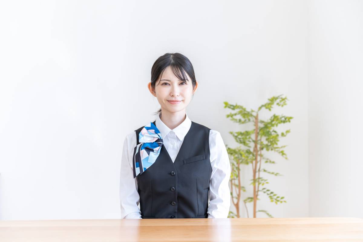 銀行員の女性