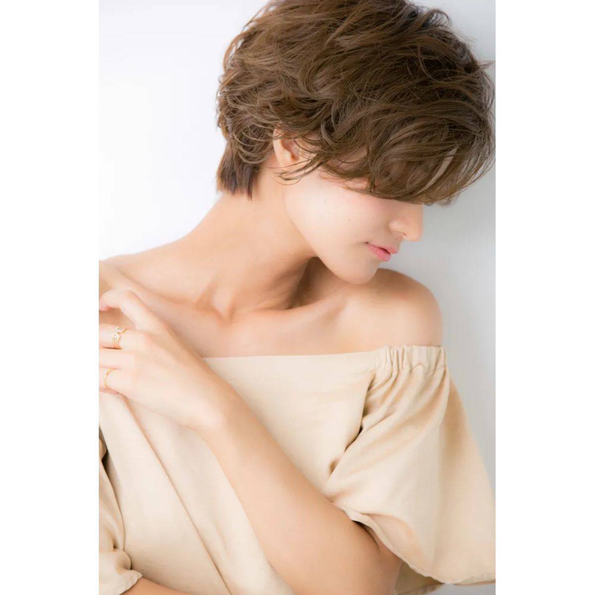 エッジの効いたハンサムパーマ