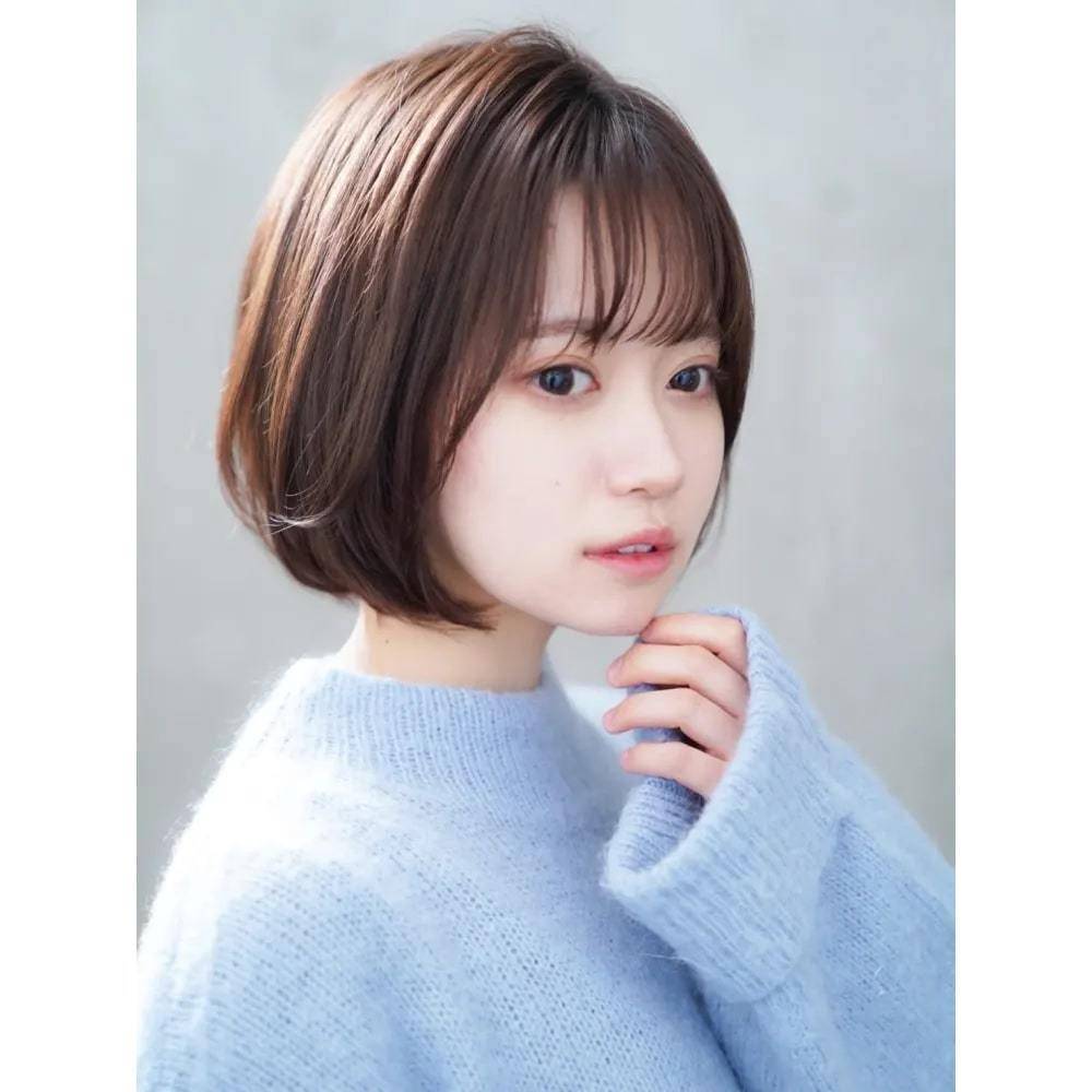 大人可愛いまるっとボブ