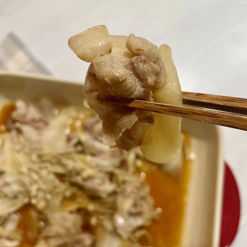 ヤマキ公式の「レンジで簡単!大根と豚バラ肉のしょうが蒸し」のレシピ