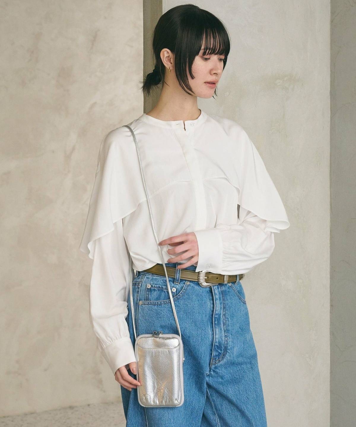 BEAUTY & YOUTH UNITED ARROWS レザー ジップスリム ウォレットショルダー