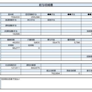 【リアル給与明細】45歳、官公庁の相談役。副業で収入が5万円増えたら生活はどう変わる？