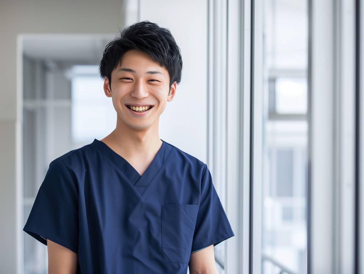 医療従事者の男性