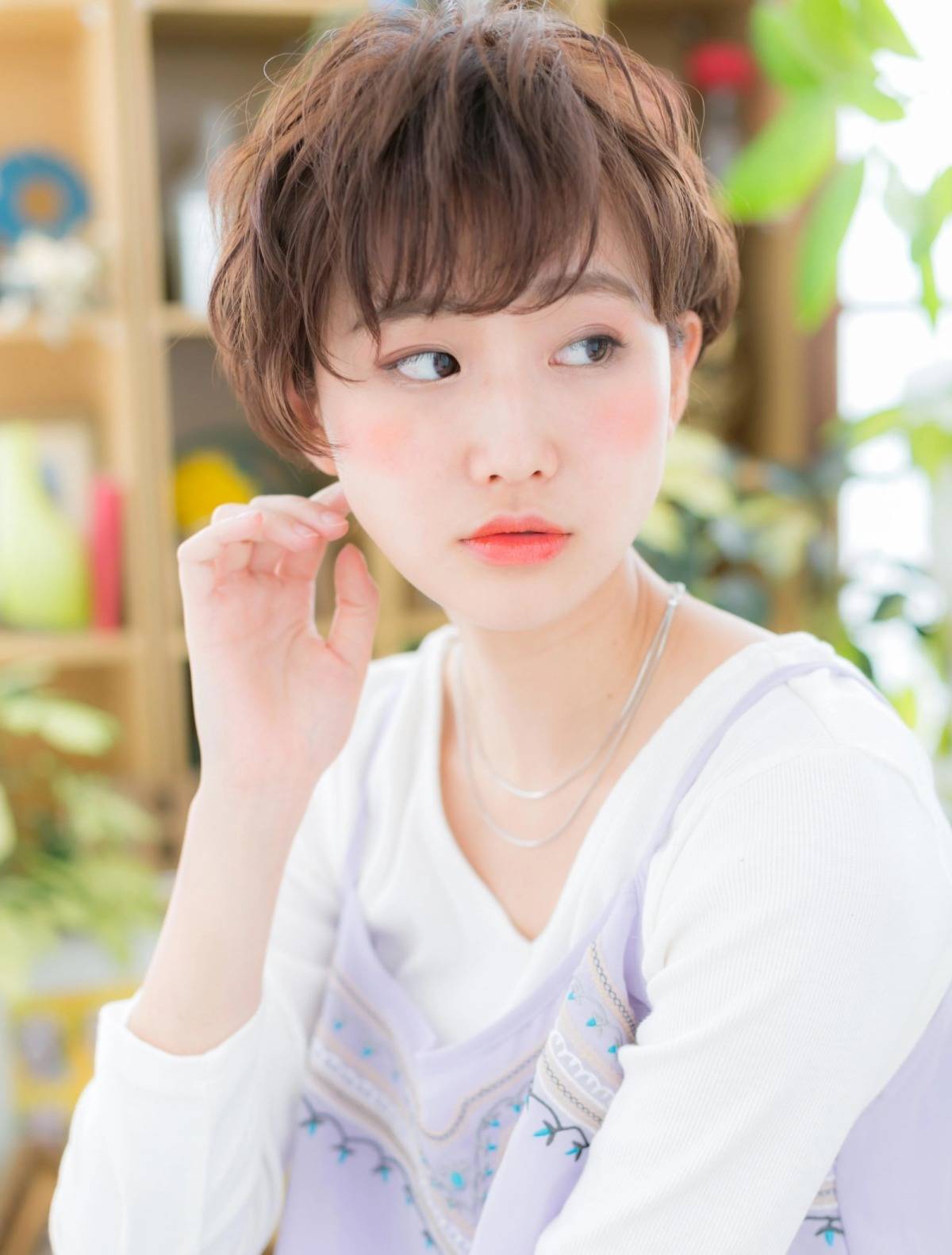 立体感ふわショート
