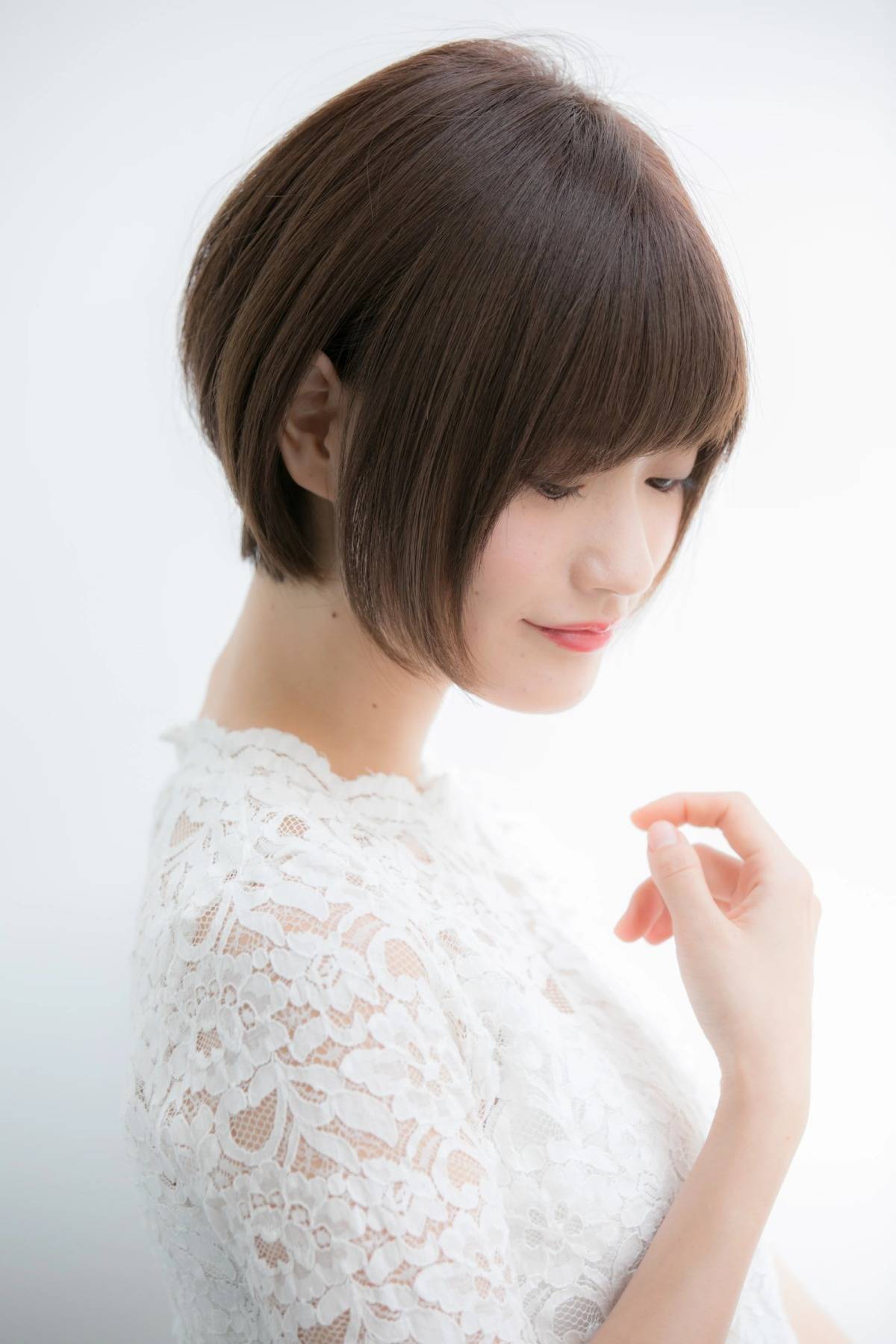 前下がりシンプルボブ