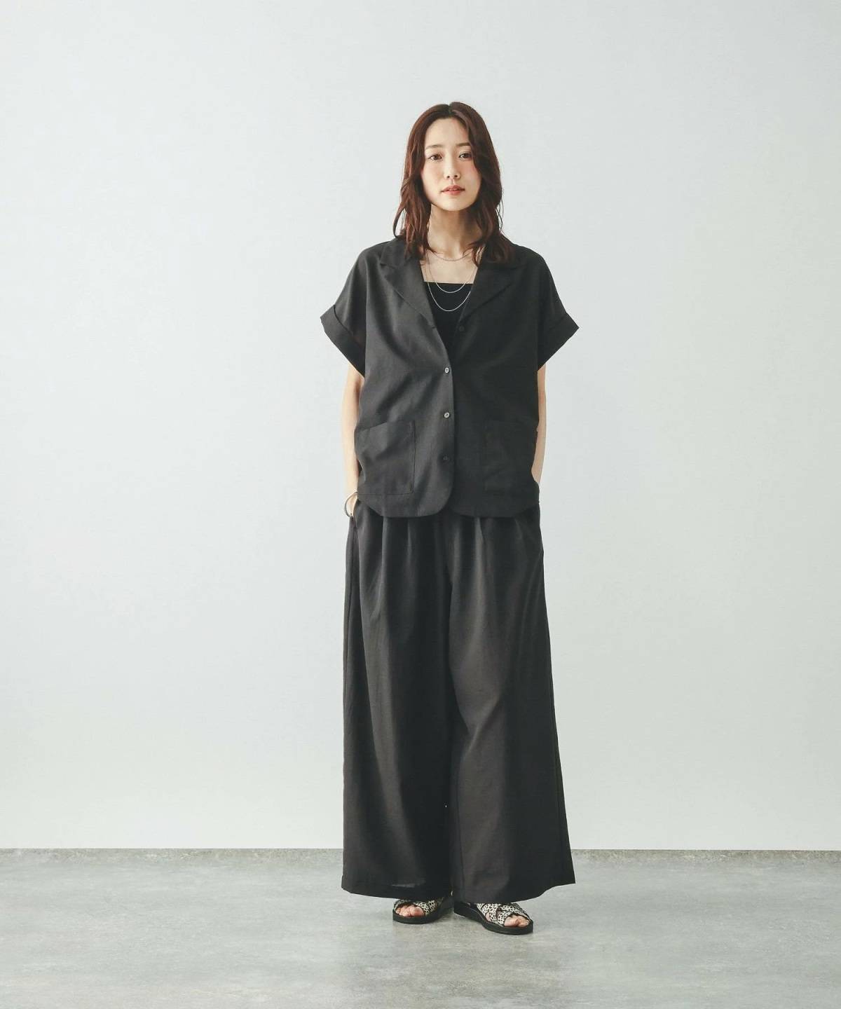 GLOBAL WORK Airy Breezeワイドパンツ