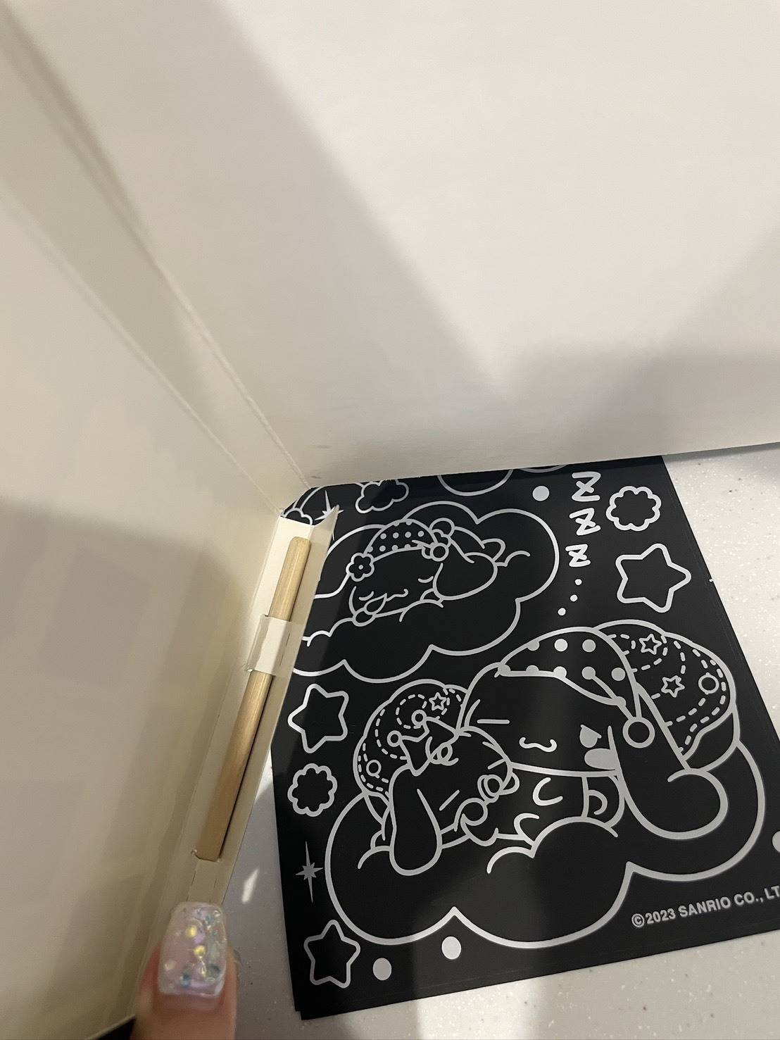 ダイソーのスクラッチアート