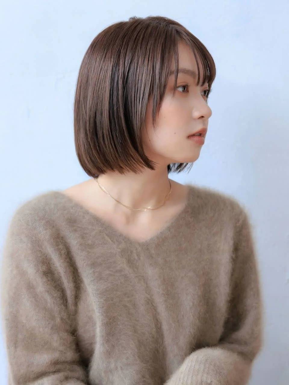 シンプル丸みボブ