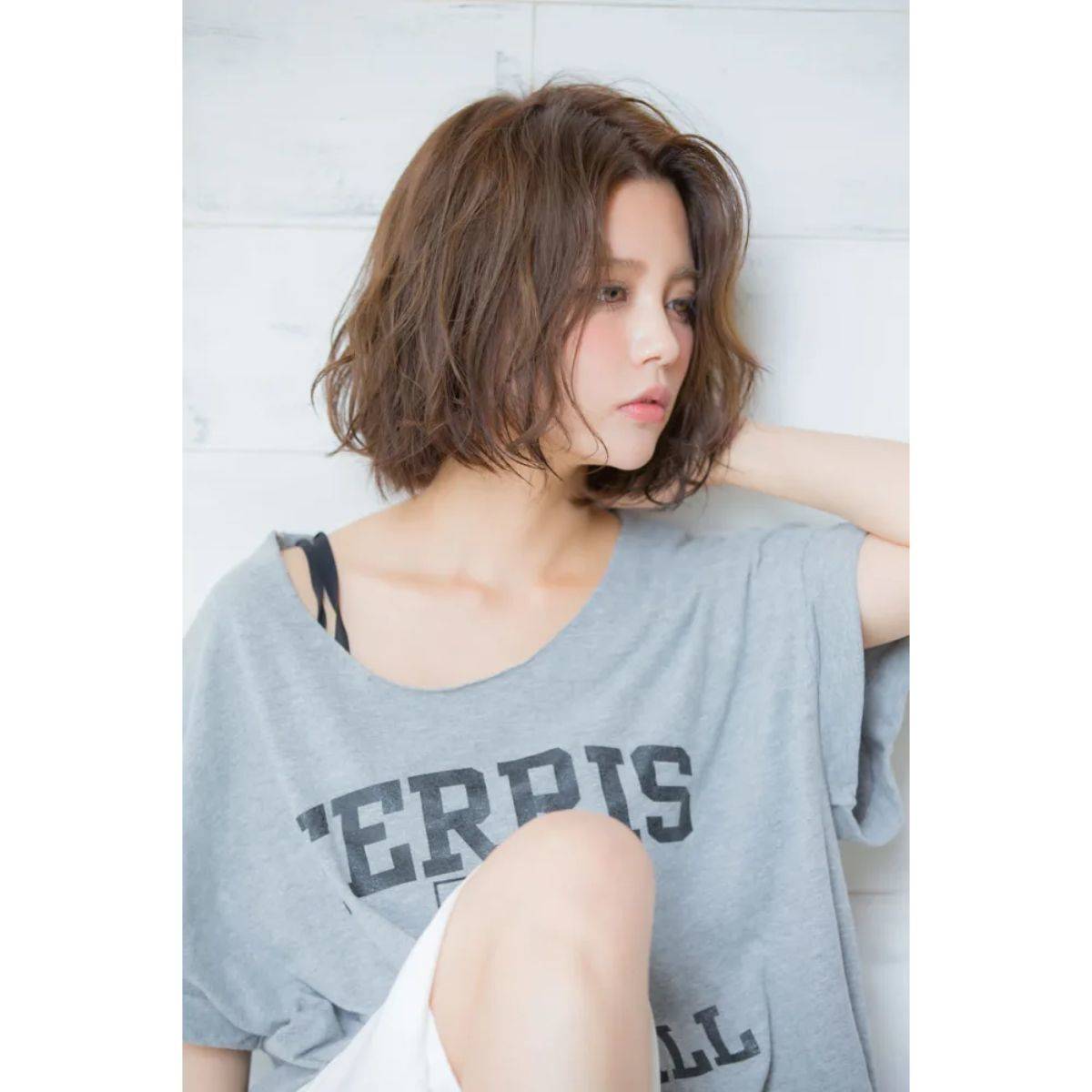 50代におすすめの小顔ボブ
