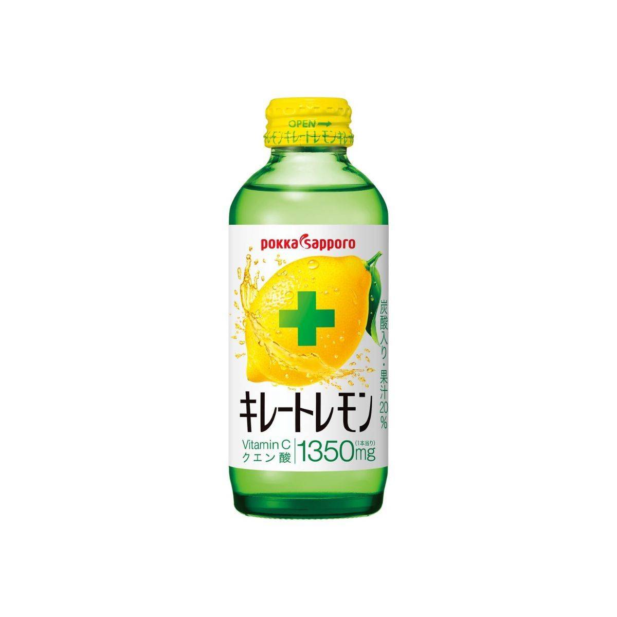 ポッカサッポロ キレートレモン 155ml ×24本(6本×4パック)