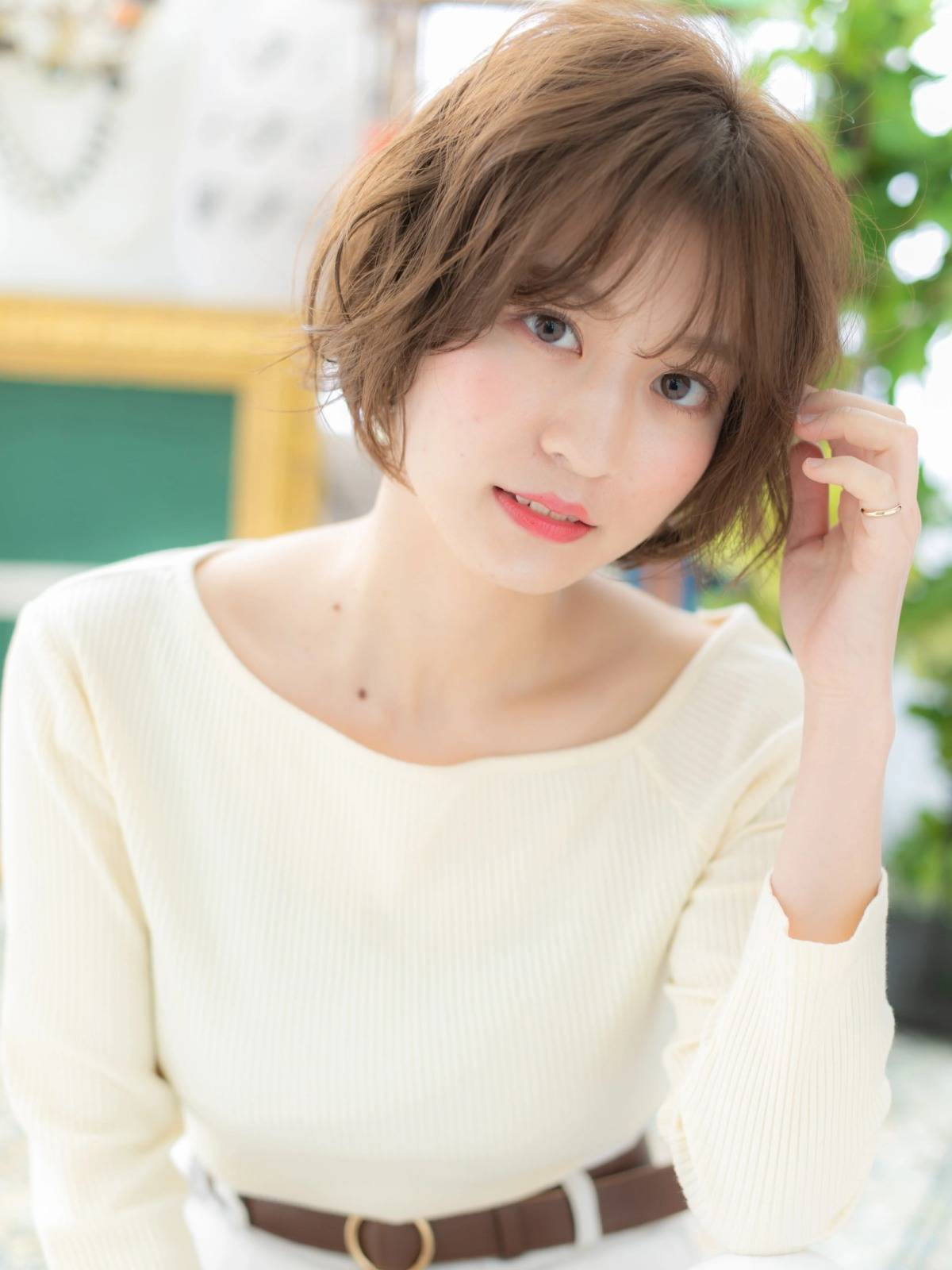 ゆるふわほつれボブ
