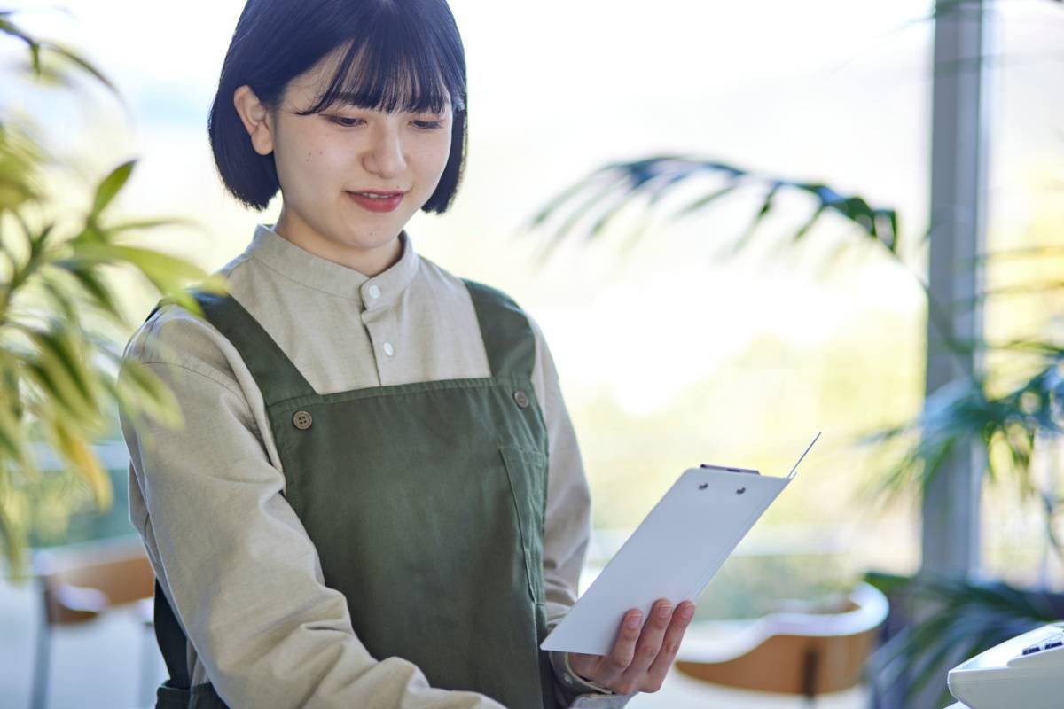 接客業の女性