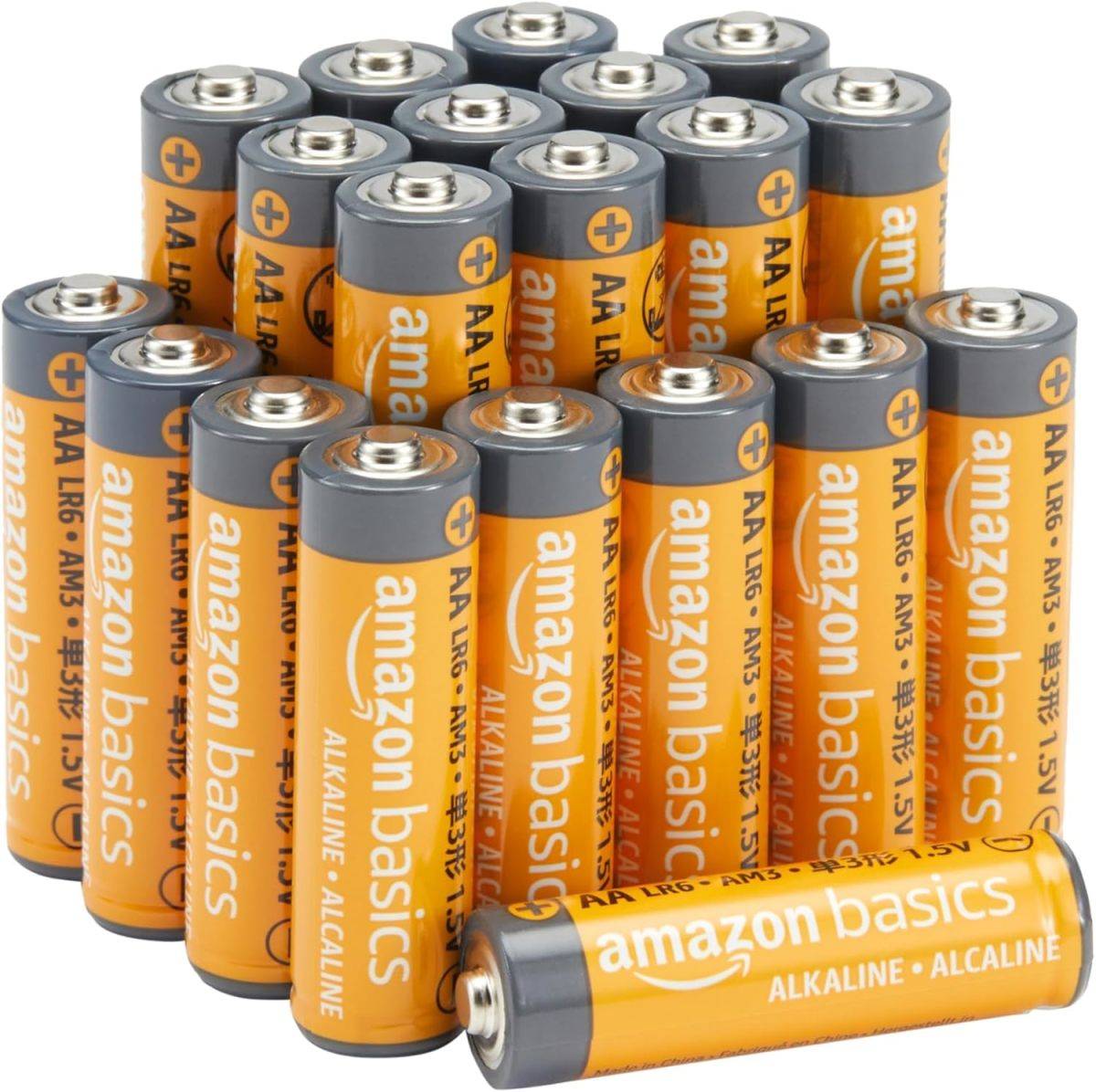 Amazonベーシック 単3形 アルカリ乾電池 20本 保存期限10年