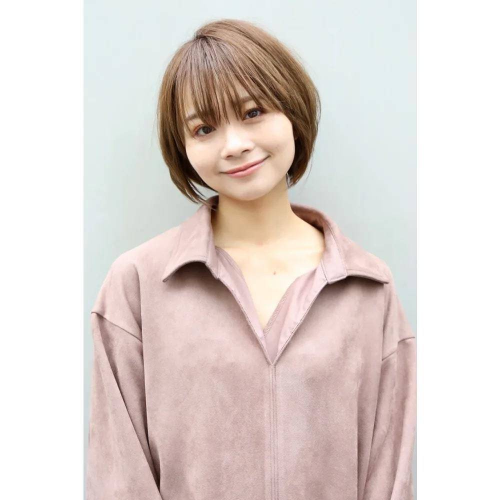 リラクシーな丸みショートボブ