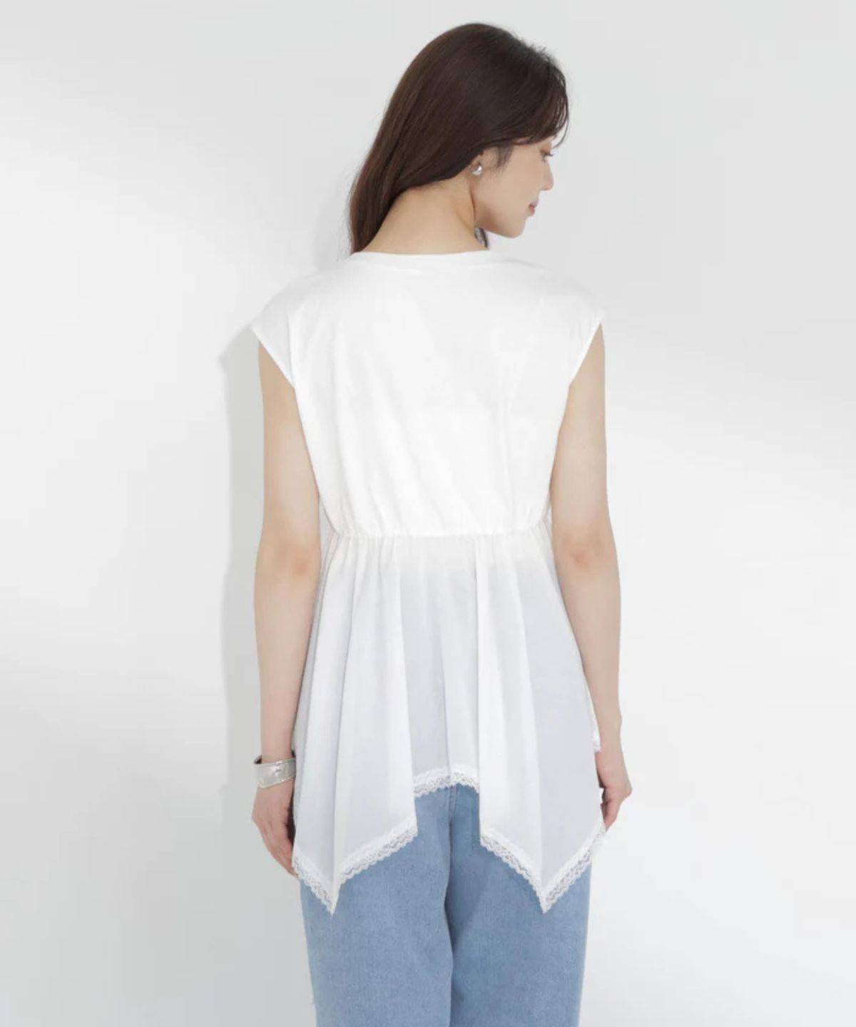 PROPORTION BODY DRESSING <EDIT COLOGNE>ハンカチーフカットトップス