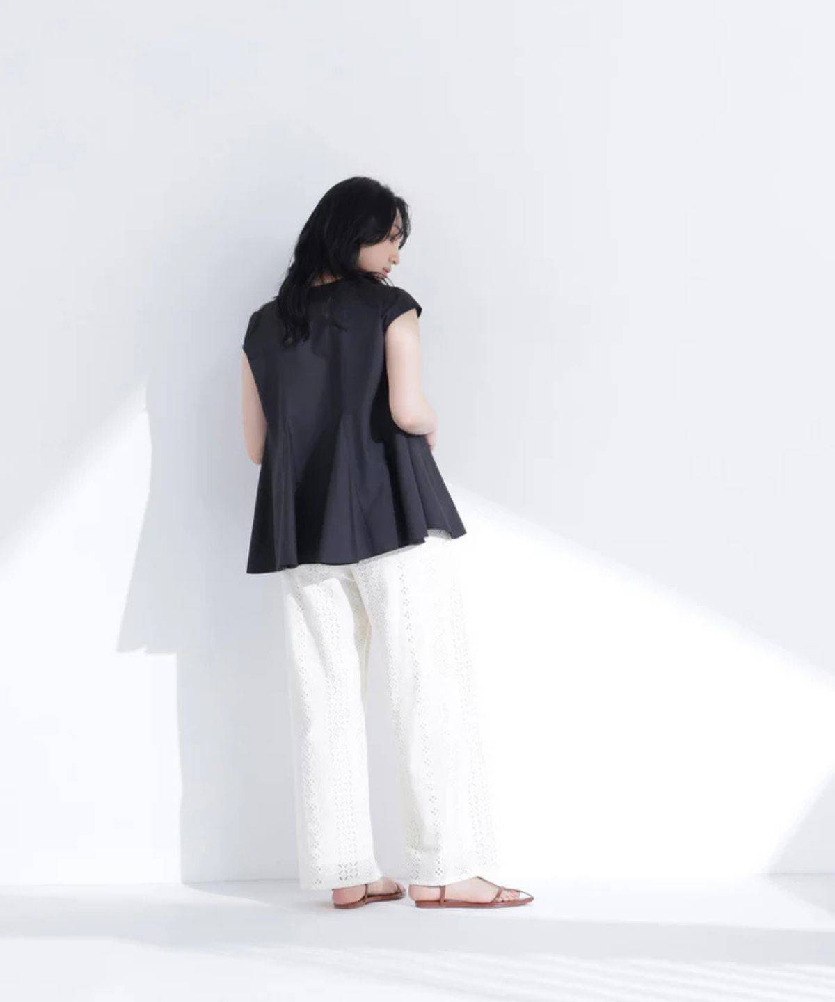 NATURAL BEAUTY BASIC マチフレアブラウス