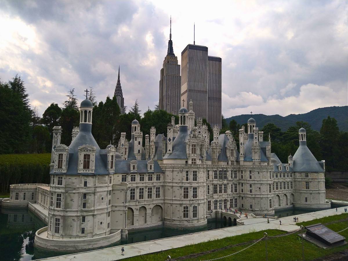 フランス・シャンボール城の展示