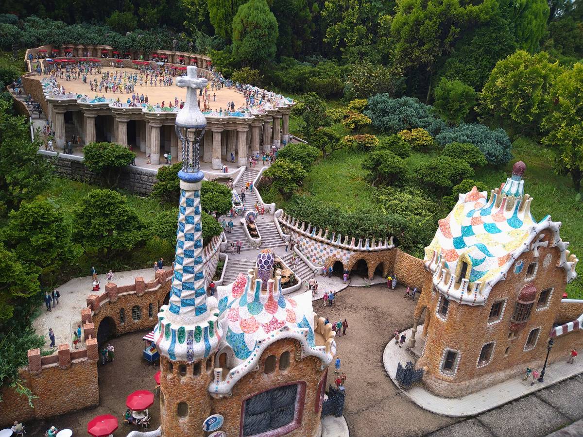 グエル公園の展示
