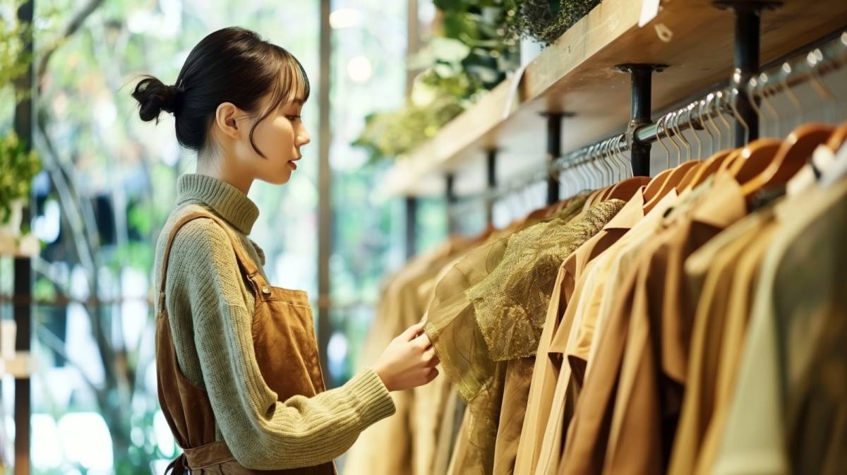 アパレル店員の女性