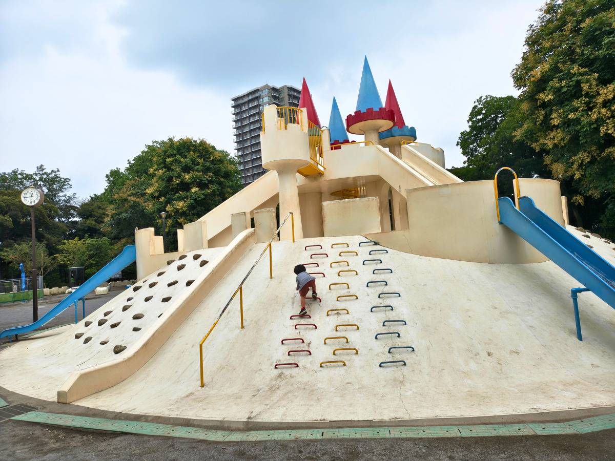 大きなお城の複合遊具