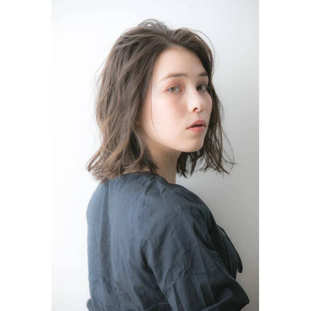 ラフなニュアンスパーマボブ